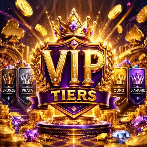 Escada de níveis do programa VIP ilustrada, do Bronze ao Diamante